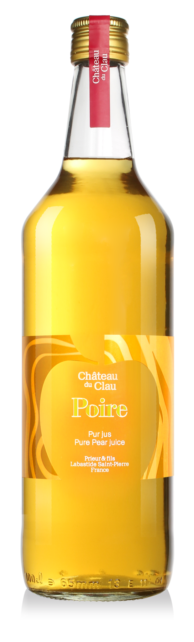 Pure Pear Williams premium natural fruit juice Chateau du Clau